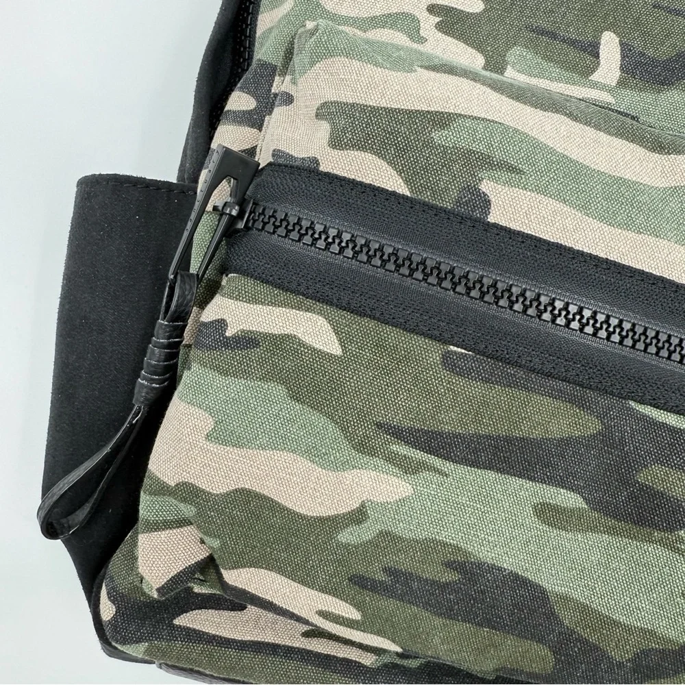 Sanctuary Camo Downtown Backpack with Pouch book bag travel bag NWT